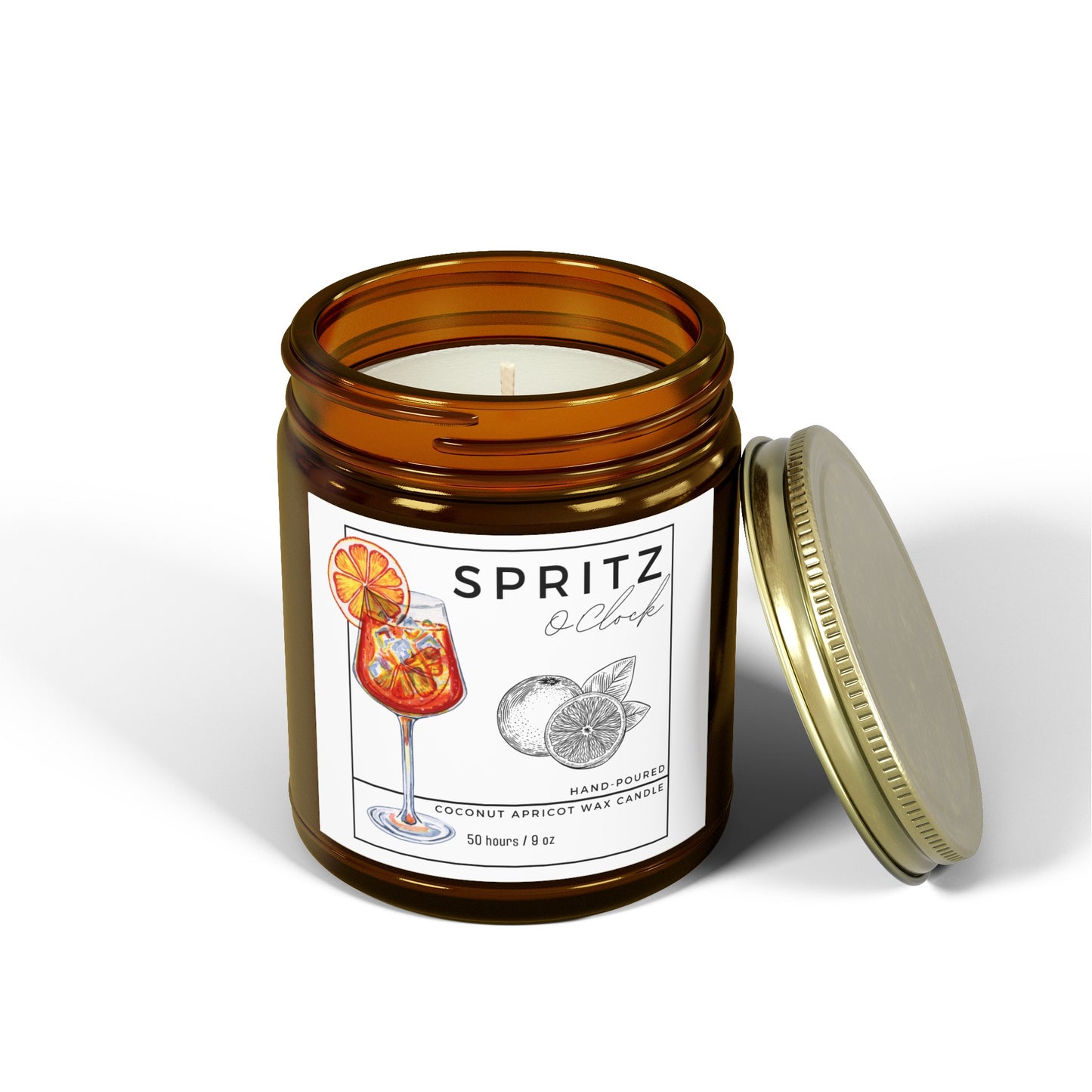 Spritz O'Clock Hand-poured Candle