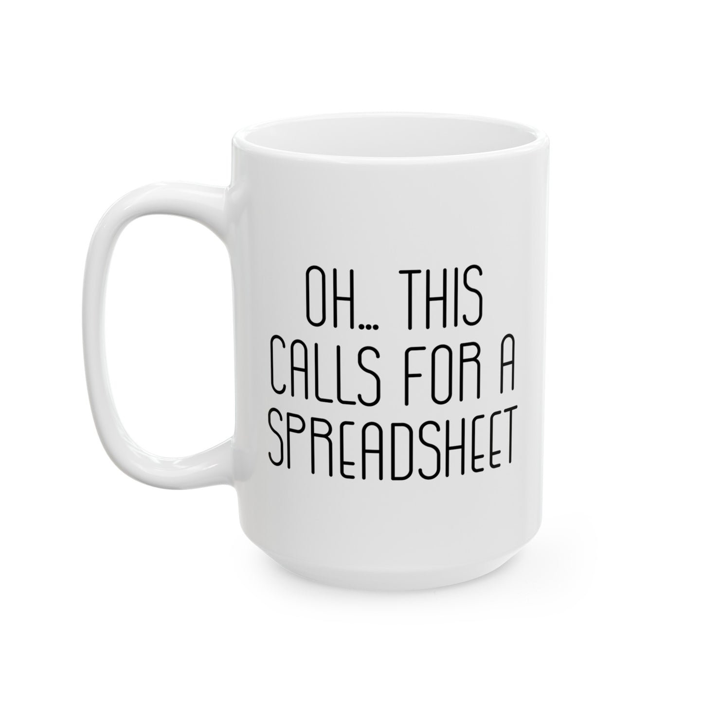 Spreadsheet Mug