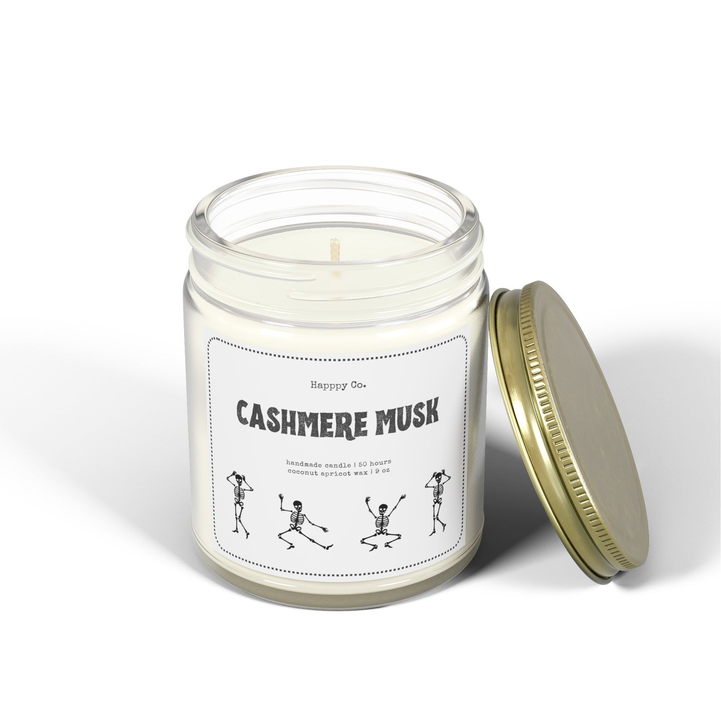 Cashmere Musk Dancing Skeletons Candle