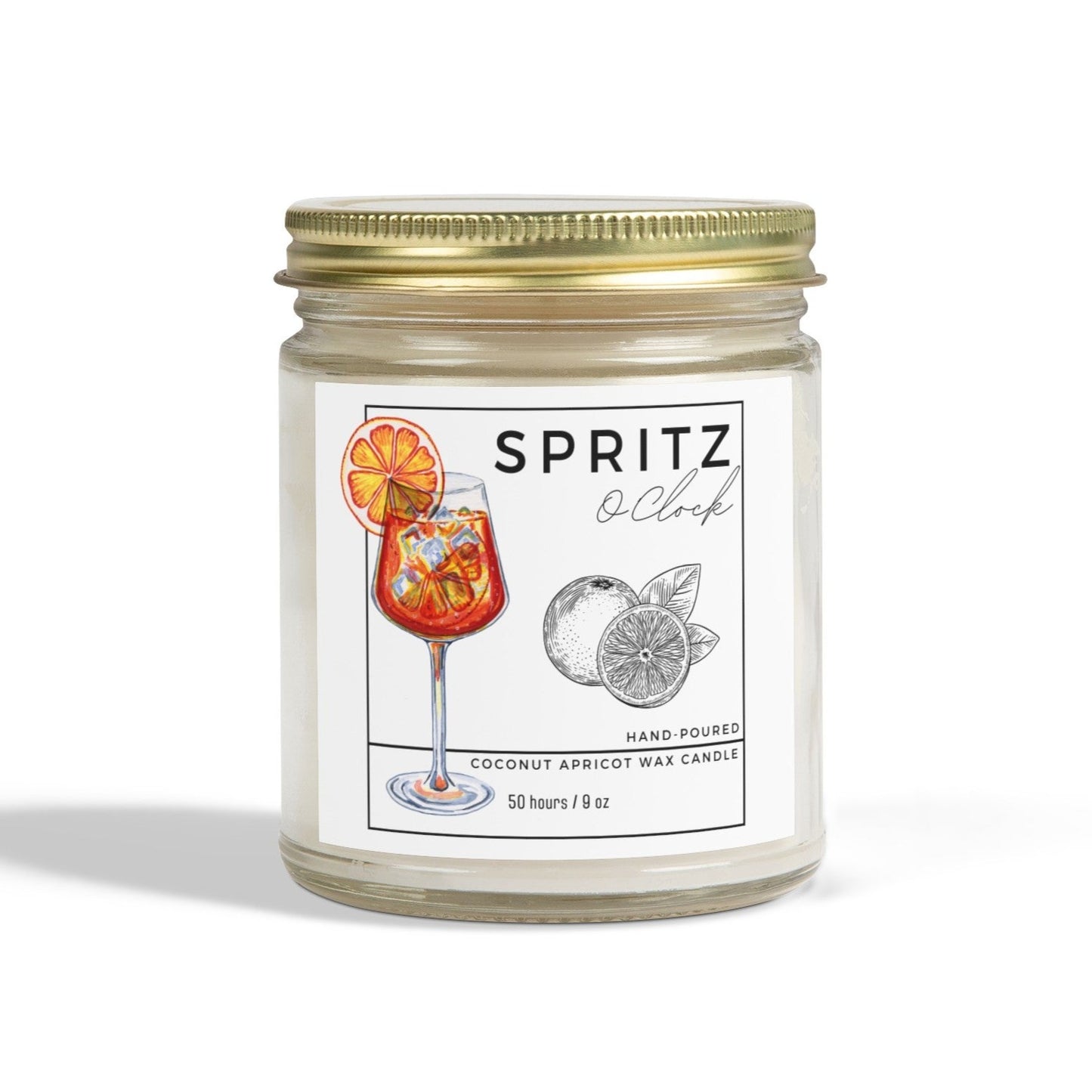 Spritz O'Clock Hand-poured Candle