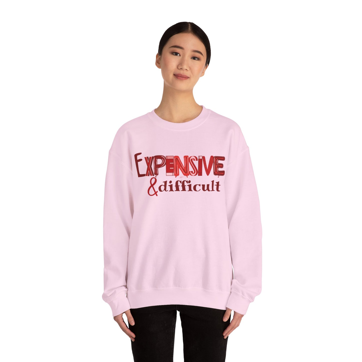 Expensive and Difficult V Day Sweatshirt