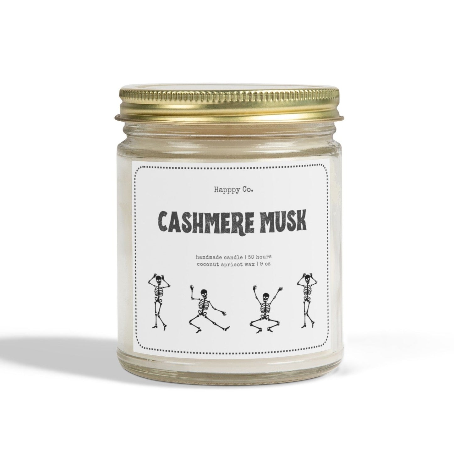 Cashmere Musk Dancing Skeletons Candle