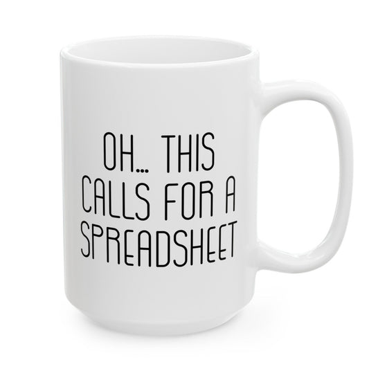 Spreadsheet Mug