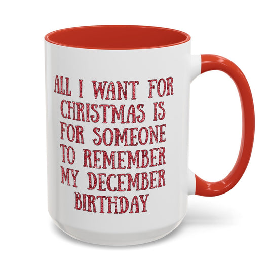 December Birthday Mug