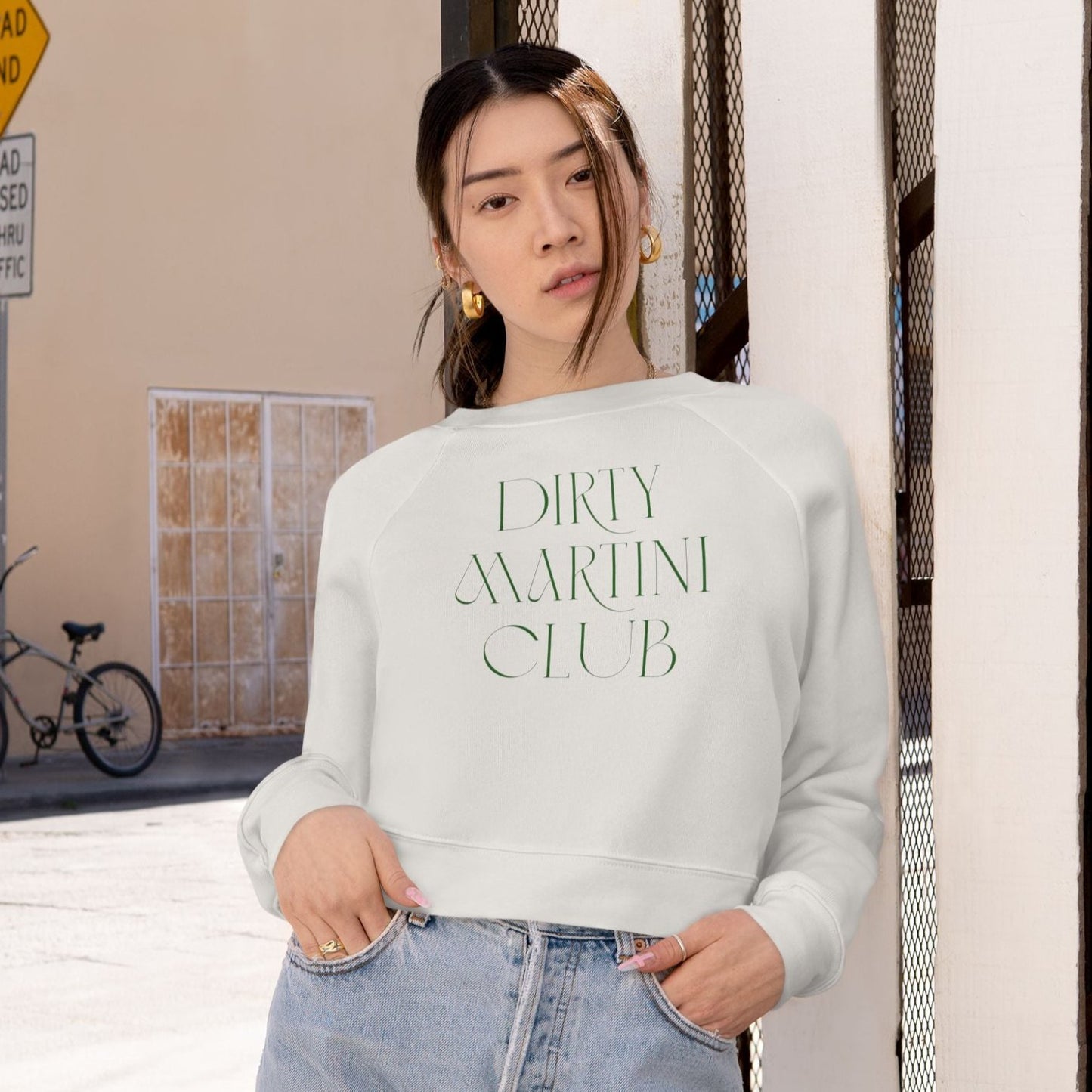 Dirty Martini Club Cropped Sweatshirt