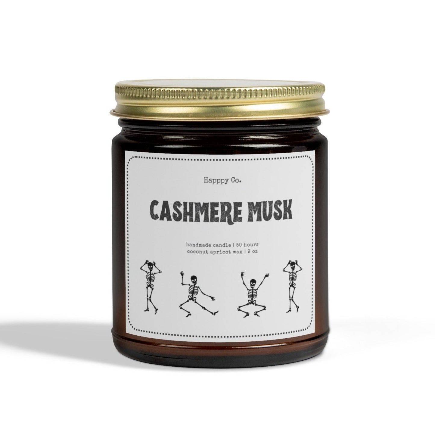 Cashmere Musk Dancing Skeletons Candle