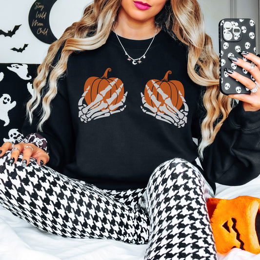 Handsy Halloween Sweatshirt