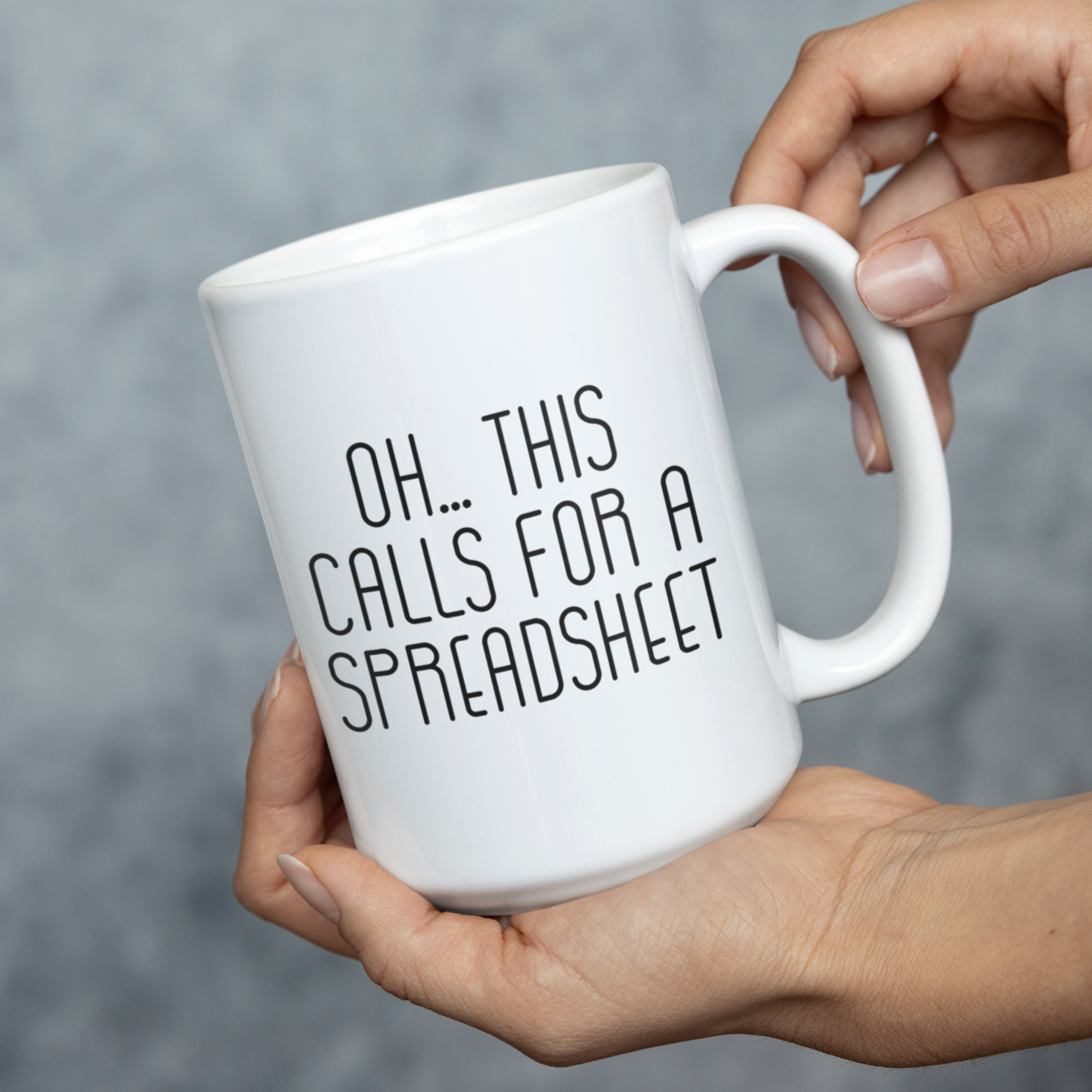 Spreadsheet Mug