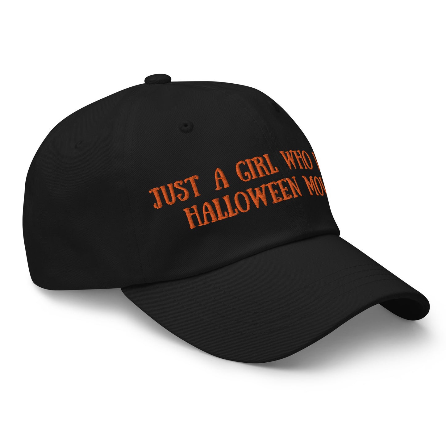 Just a Girl Who Loves Halloween Movies Hat