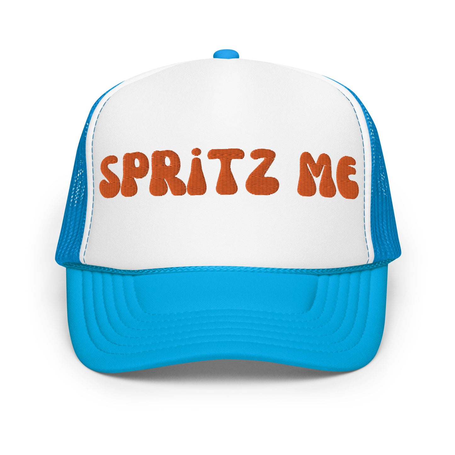 Spritz Me 3D Puff Embroidered Trucker Hat