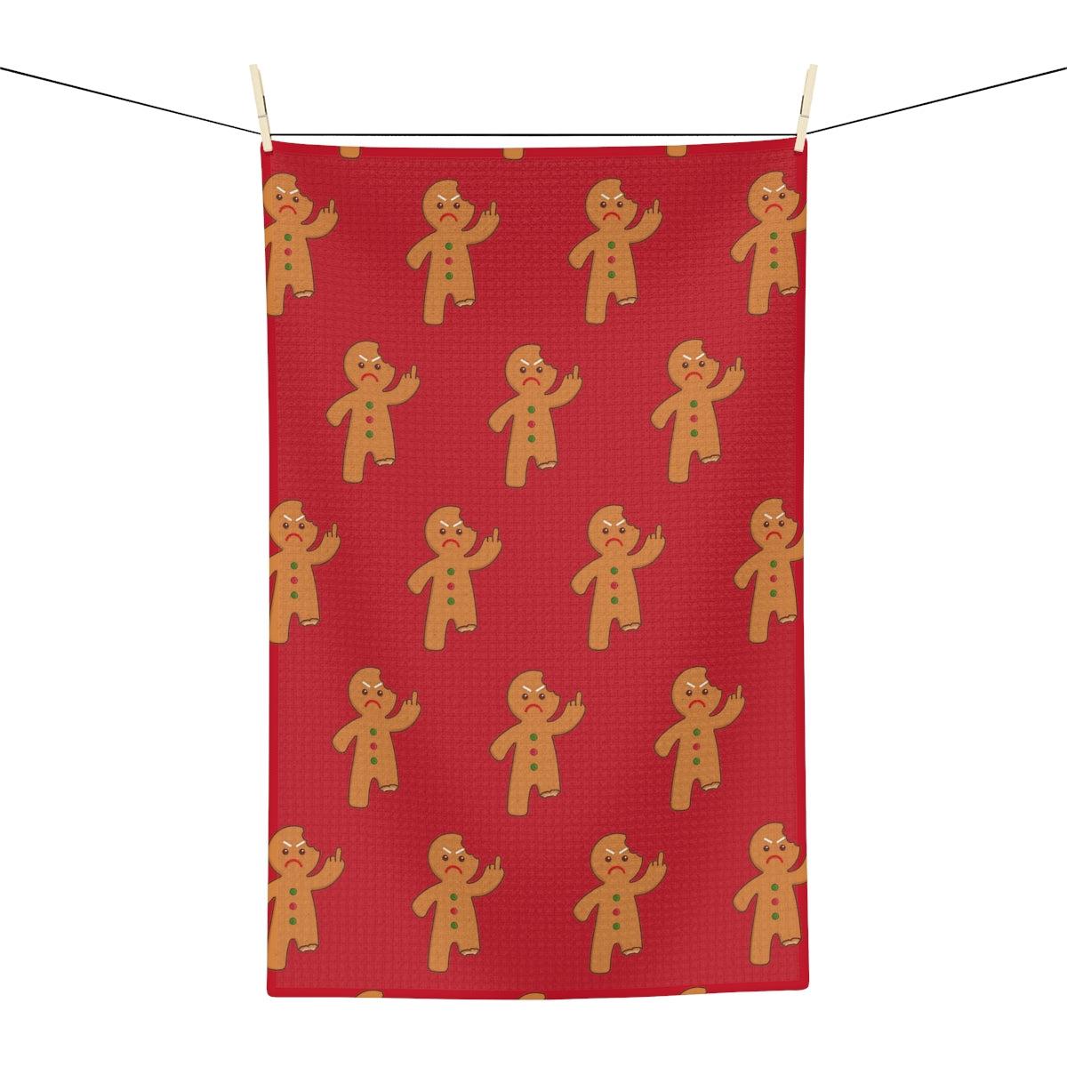 Angry Gingy Hand Towel