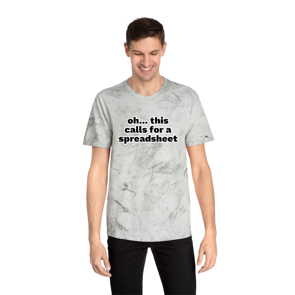 Spreadsheet Color Blast T-Shirt