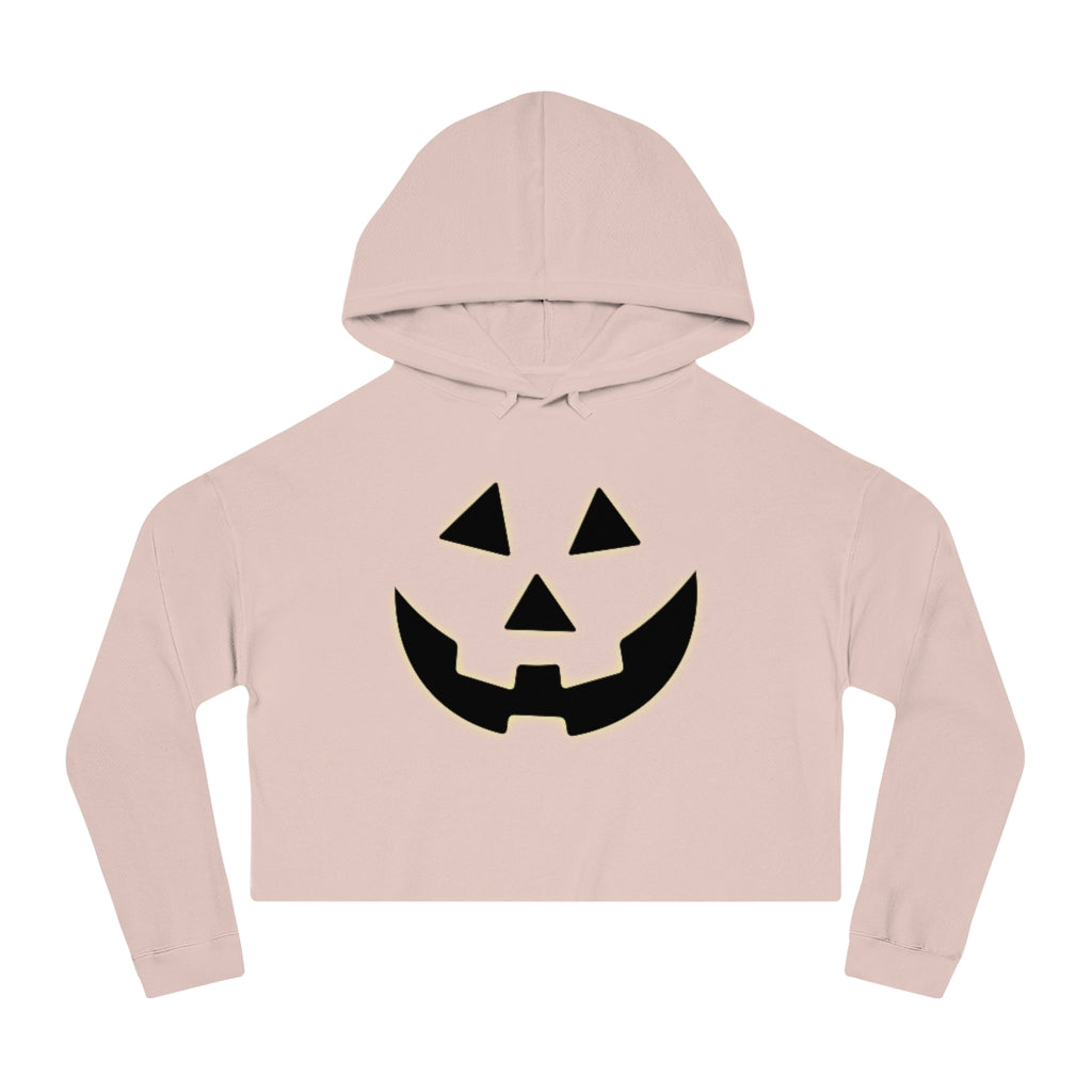Jack O'Lantern Cropped Hooded Sweatshirt