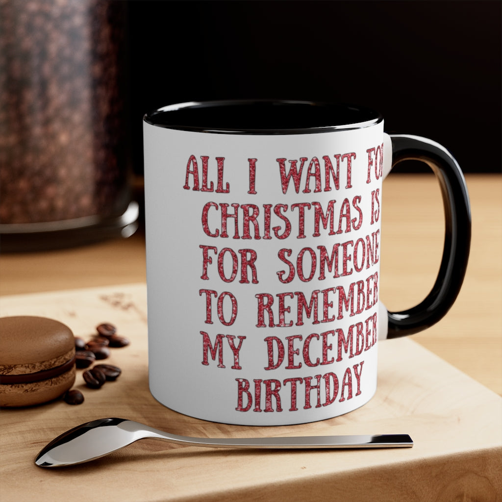 December Birthday Mug
