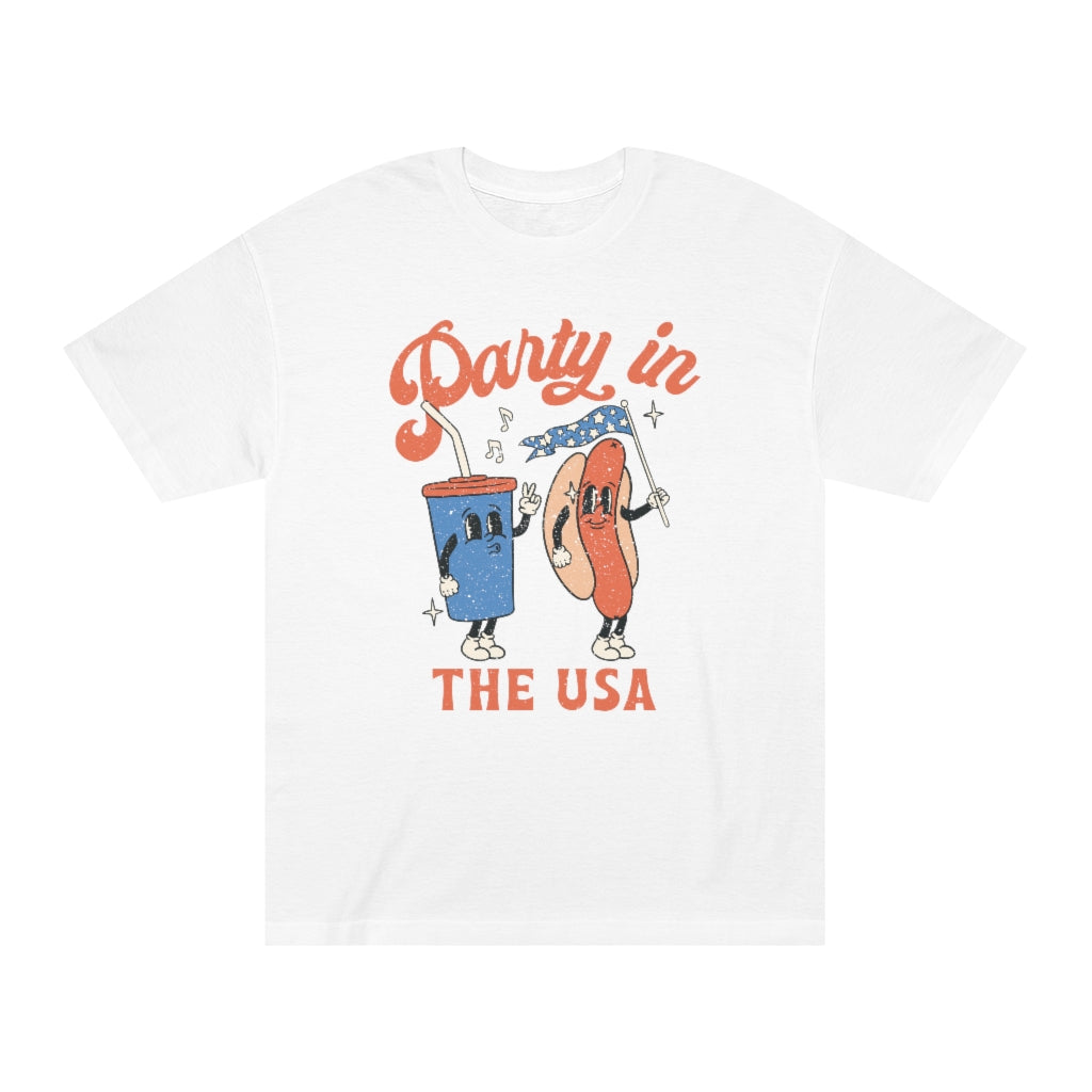 Party in the USA Hotdog Tee
