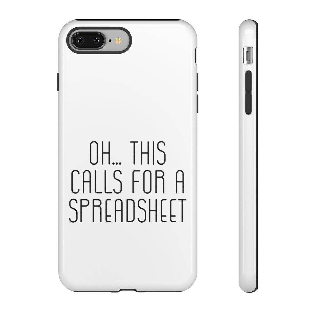 Spreadsheet Phone Case