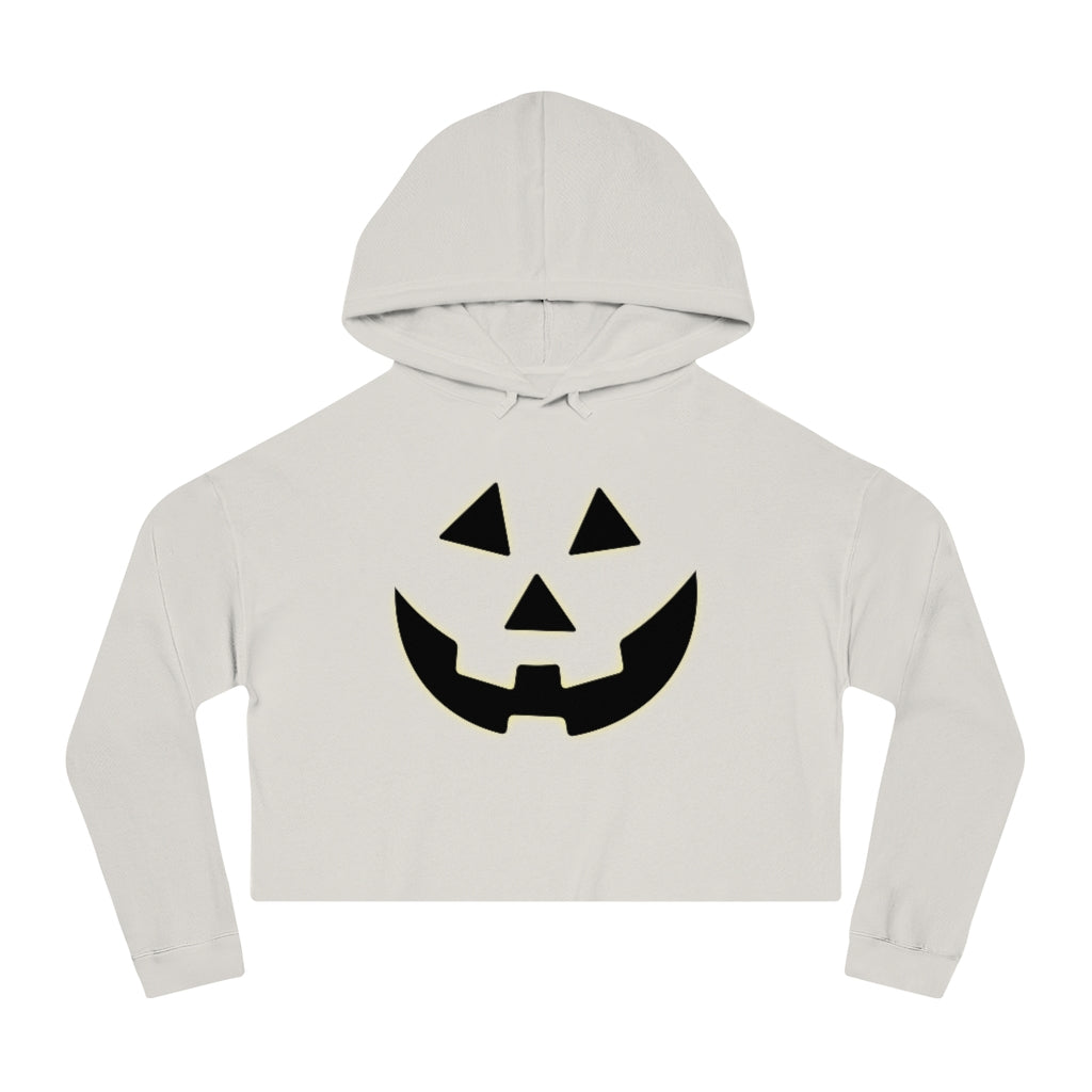 Jack O'Lantern Cropped Hooded Sweatshirt