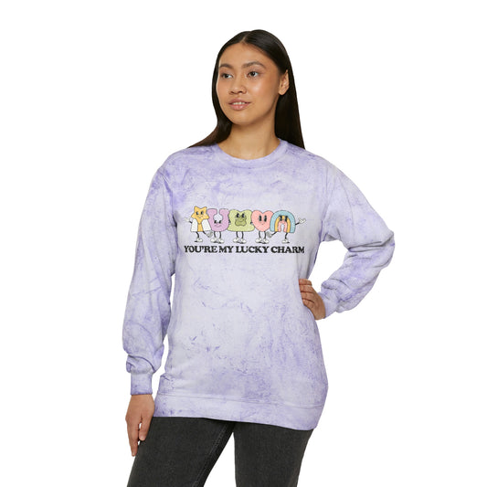 Color Blast Charm Sweatshirt
