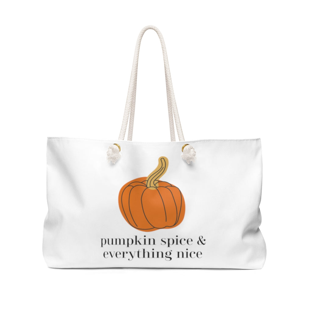 Pumpkin Spice Halloween Tote Bag