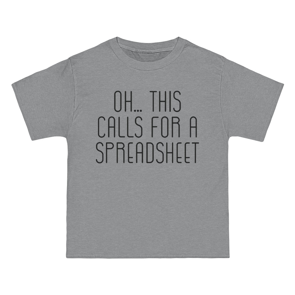 Spreadsheet Baggy T-Shirt