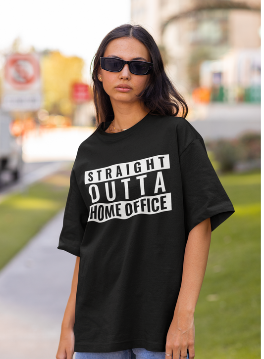 Straight Outta Home Office Tee