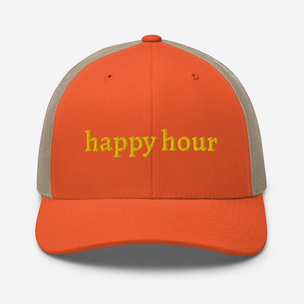 Happy Hour Trucker Cap