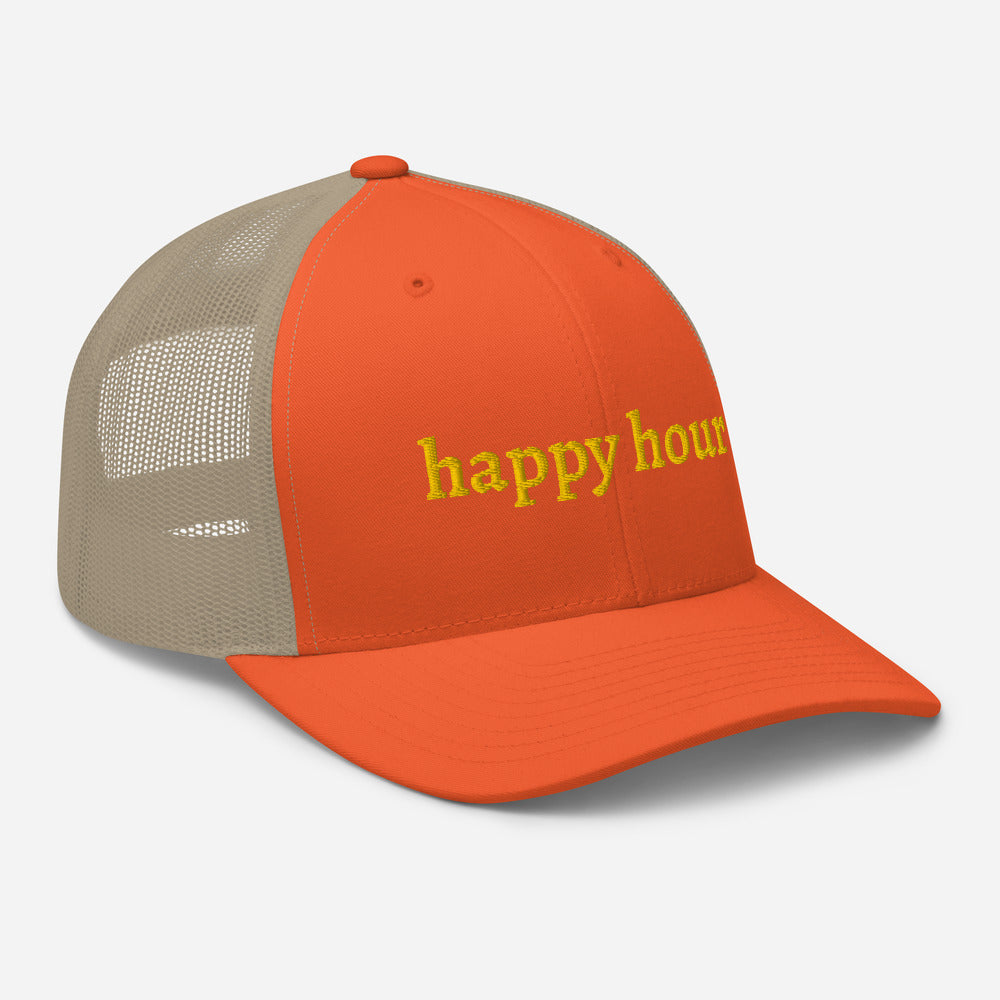Happy Hour Trucker Cap